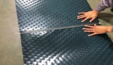 Cinta transportadora de PVC con pernos redondos de empalme de Roller Lacer