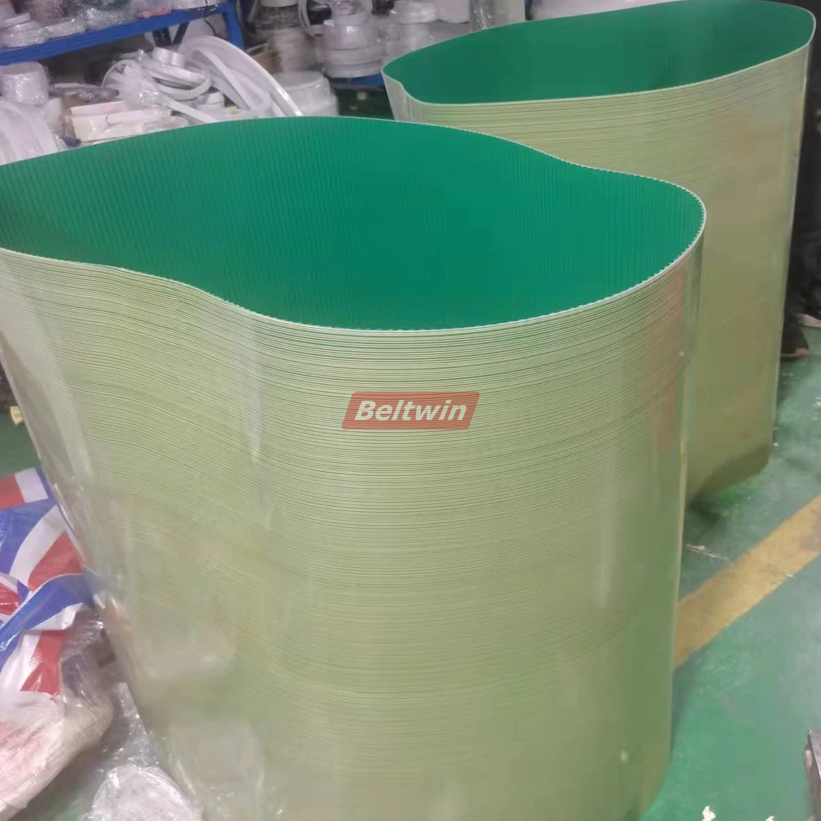 Súper ancho 520/600/940/1500mm T10 PU correa dentada Kevlar cordones