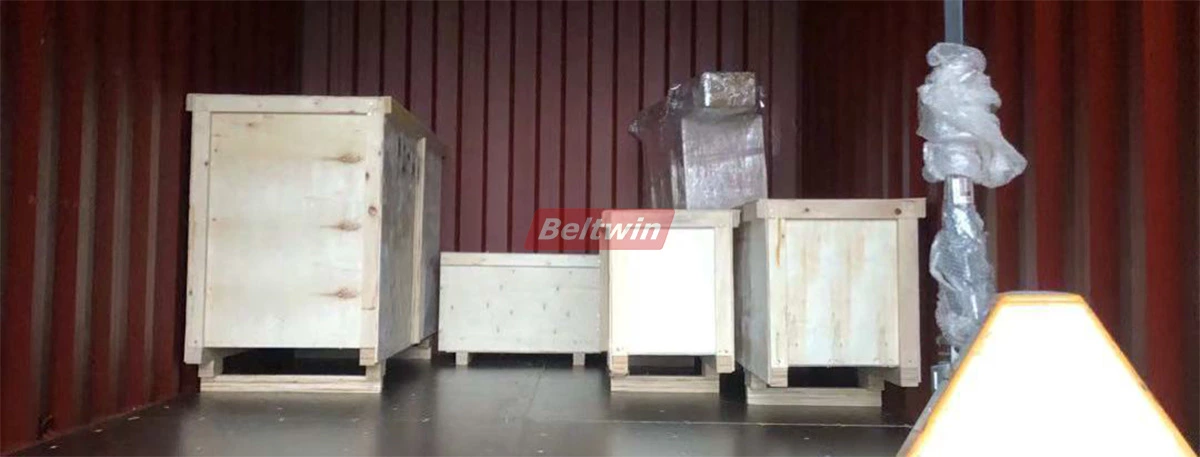 Solución total del taller de cintas transportadoras para un cliente de Argelia