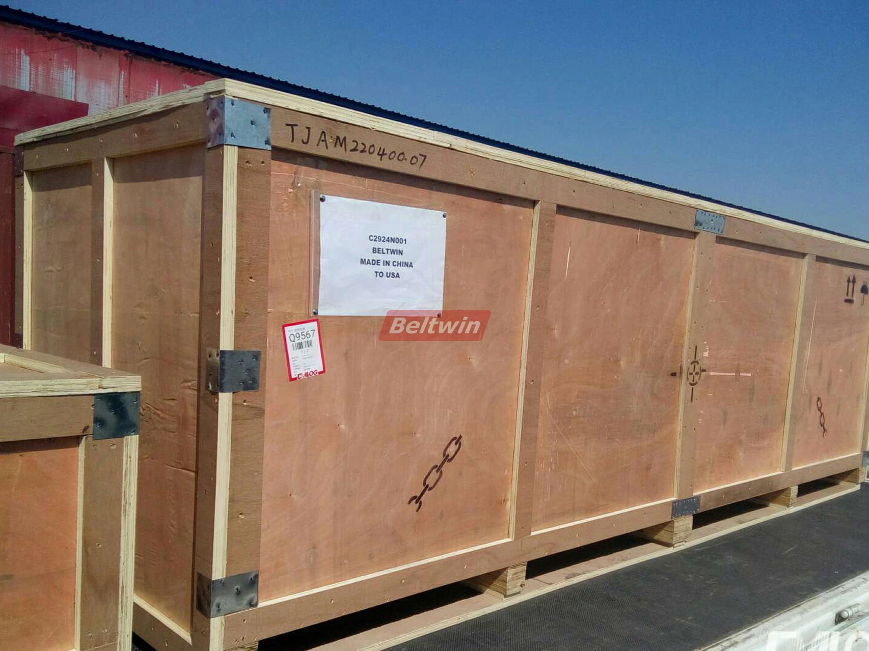 Diario de entrega (Vulcanizer DSLQ-S 3786 EB Beams a EE. UU.) 2022.04.08