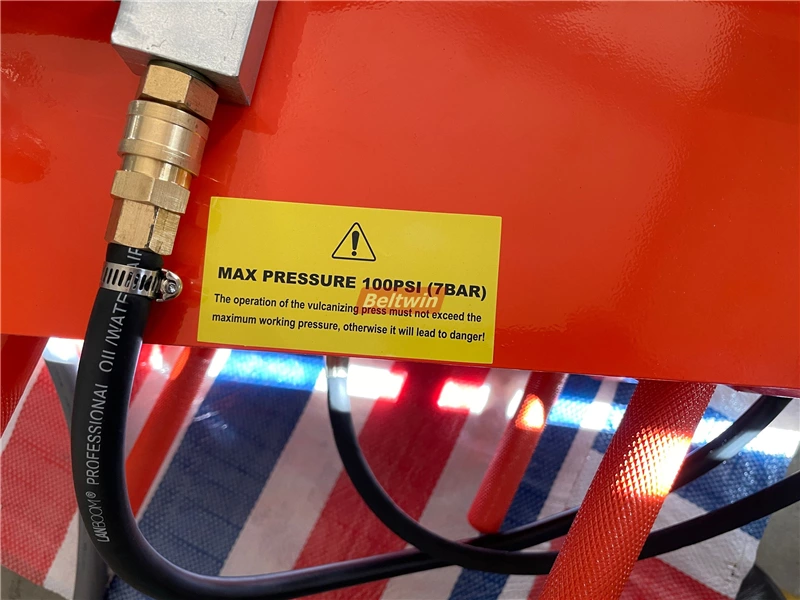 Prensa Portátil para Vulcanización Bandas DSLQ-F | Equipos de vulcanización para banda transportadora de caucho