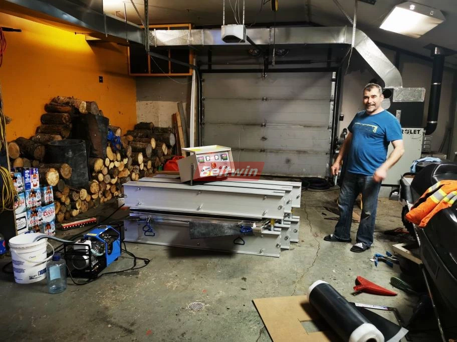 Agenda de entregas (Vulcanizer DSLQ-S 2756 690mmx1420mm a Canadá) 2022.4.14