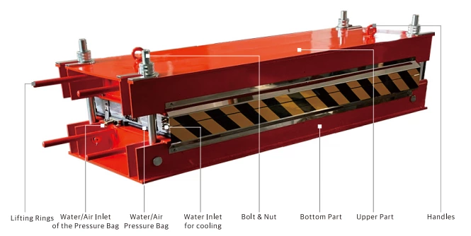 Prensa Portátil para Vulcanización Bandas DSLQ-F | Equipos de vulcanización para banda transportadora de caucho