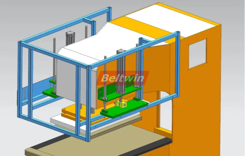 Máquina de Soldadura HF para correa de PU/PVC/guía en V/pared lateral QA-2000