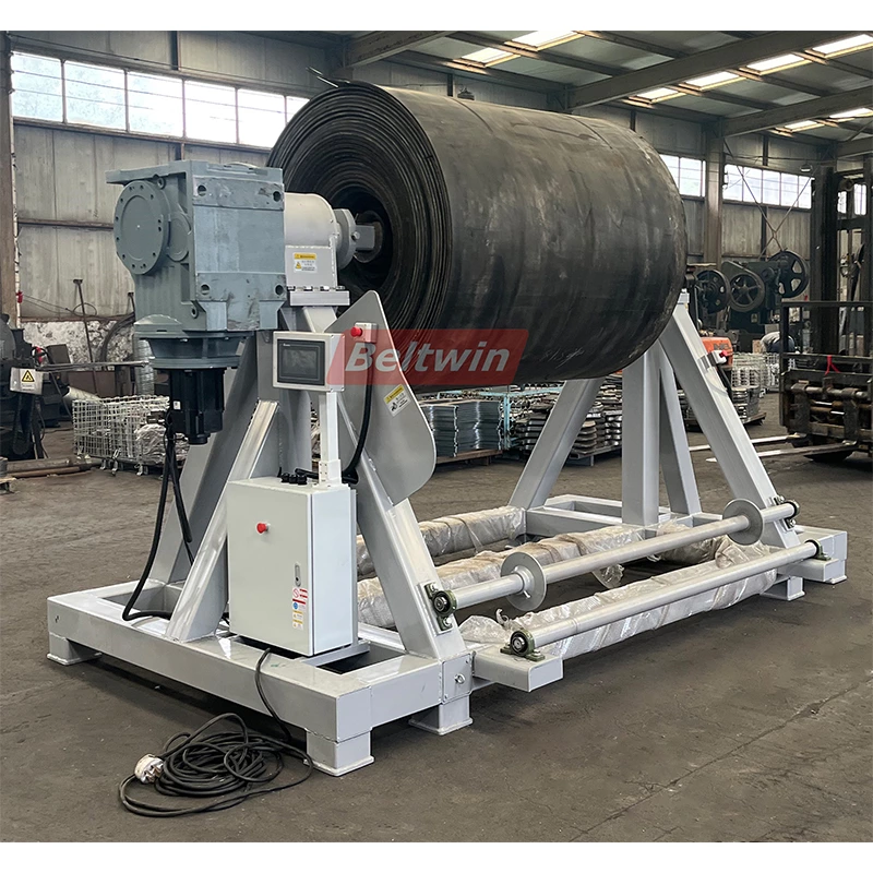 Enrollador de correa de caucho de alta resistencia