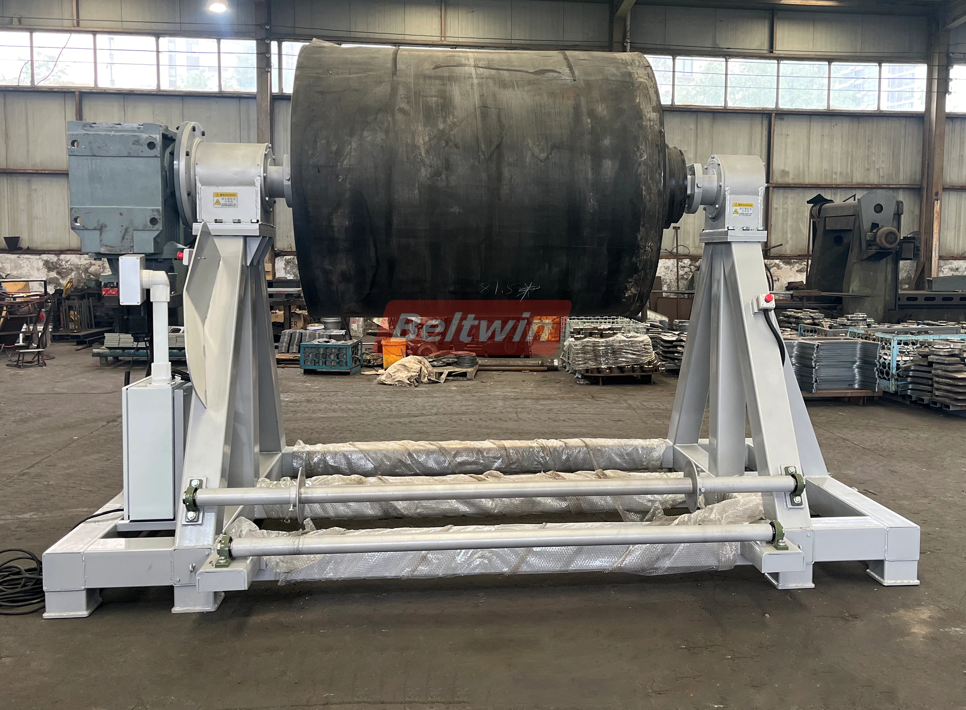 Enrollador de correa de caucho de alta resistencia