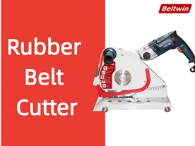 Cortador de diseño portátil de cinta transportadora de goma Beltwin