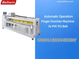 Máquina de perforación automática del dedo fo PVC PU Cinturón